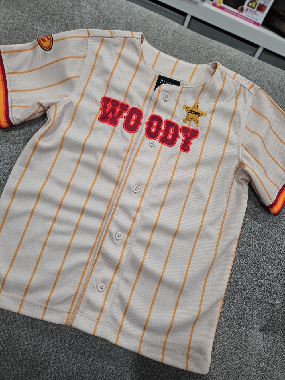 Disney Pixar Toy Story Woody Baseball Jersey — BoxLunch Exclusive - Picture 1 of 5